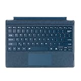 Clavier de remplacement ultra fin pour ordinateur Surface Pro3/4/5/6/7/7+ Clavier magnétique multicolore (bleu)