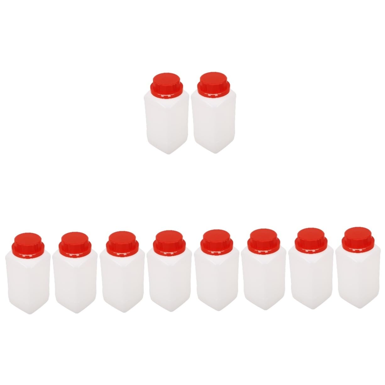5 Sätze Reagenzflasche Reagens Container Chemisch Leer Flüssige Flaschen Pe-flaschen Probeflasche Medizinflaschen Mit Kappen Flasche Mit Flüssiger Medizin Plastik 2 Stück * 5