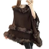 Use este lindo poncho sobre cualquier cosa en su armario de otoño y primavera. Agrega un toque instantáneo de estilo cuando se combina con jeans, leggings, botas y tapas casuales. Es un accesorio increíble para viajar, citas, compras y otras actividades.