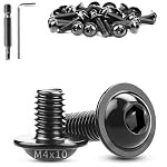 TXXATX – TXXATX M4x10mm Linsenkopfschrauben mit Flansch 50stk Schraub