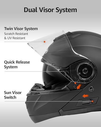 Yema YEMA-926MBM Modular Motorcycle Helmets thumb #2