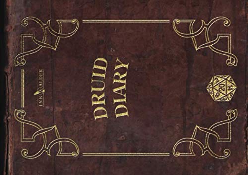 Ink & Alder Druid Diary: Lined Journal for Tabletop RPG Player | 6x8.5" 80 Pages | Gamer Gift, Take Your RPG Gaming to the Next Level