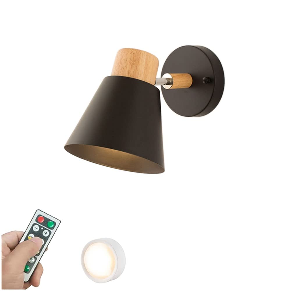 Amazon.co.jp : 北欧ウォールライト電池式壁取り付け用燭台、配線され