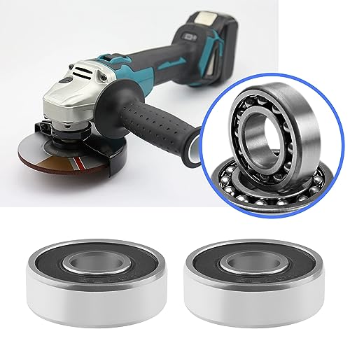 YINETTECH 2-teiliger Kugellager-Ersatz 210034-7 607-2RS Kompatibel mit Makita 9557NBR 9558NBR GA4034 GA4534 GA5034 Rillenkugellager