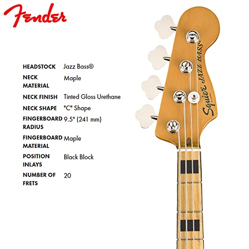 Squier Classic Vibe 70S Jazz Bass, Natural, Maple Fingerboard #TOP6