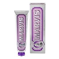 Marvis Jasmine Mint Toothpaste, 1 x 85 ml | Helps Remove Plaque, Promotes Healthy Gums, Prevents Tooth Decay, Long-Lasting Freshness, For Adults, Clinically Tested
