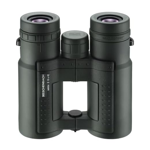 Eschenbach Optik Sektor D compact+ Fernglas 10x42 – der leichte Allrounder für gehobene Ansprüche für Wanderung, Vogelbeobachtung, Wildbeobachtung in der Natur - geeignet für Brillenträger