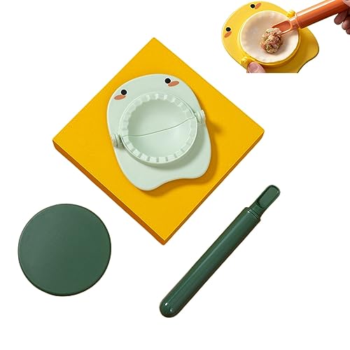 3 in 1 Dumpling Maker Press, Multifunction DIY Dumpling Mold, Pierogi Dough Press Mold, Kitchen Maker Press for Empanadas, Meat Pies, Potstickers