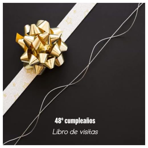 48 cumpleaños Libro de visitas: Libro de visitas para el 48º cumpleaños | 100 páginas para más de 40 felicitaciones, fotos y dedicatorias escritas ... de cumpleaños y libro de cumpleaños