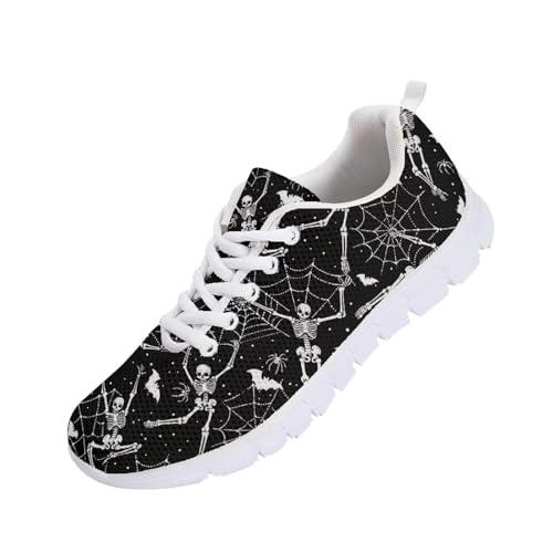 Forchrinse Walking Shoes for Women Men Casual Lace-Up Non Slip Sneakers for Running Sport Workout Gym