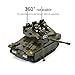 QLT Military Tank Building Blocks Set,Merkava WW2 Armed Tank with 5 Soldier Figures,Toys Gift for Boys 8-12(343 Pcs)
