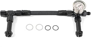 Holley Carb 4150 Double Pumper Carb Braided Fuel Line -8 AN Silver Made In The USA | EBay Fuel Line Holley - Foto 8