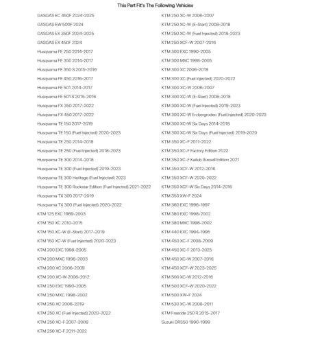 Tusk Motorcycle Enduro Lighting Kit - Fits: KTM 300 EXC 1990-2005