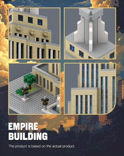 dOvOb Architecture Empire Building Micro Blocks Set (3819 PCS) - Architectural Model Toys for Kids and Adults