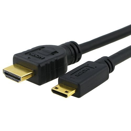 Importer520 15 Feet Gold Plated Mini HDMI Cable for Nikon Digital SLR : D610 D5200, D5100, D600, D3200, D3100, D7100, D7000, D800, D4, D90, 1 Camera Series : AW1, J3, S1, V2, V1, J2, J1 and Other Tablet /Camcorder /Camera