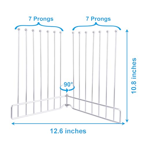 LEKUSHA Foldable Bottle Drying Rack, Reusable Storage Bag Drying Rack, SUS 304 Stainless Steel Dryer Stand for Water Bottle Cup Mug Tumbler Cutting Board Lids