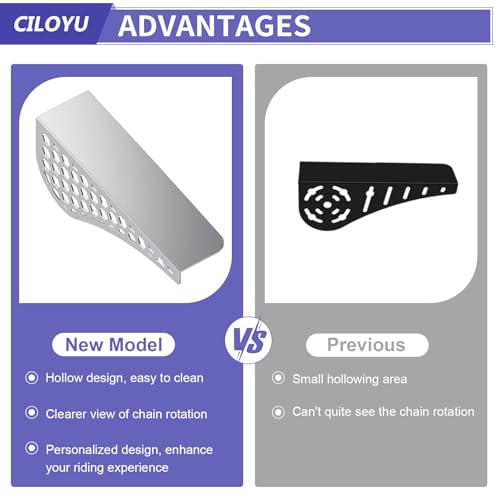 Image of Metal Mini Bike Clutch Cover Chain Guard Compatible with Predator 212 224cc Coleman CT200U CT200U-EX BT200X Baja MB200 Doodlebug DB30 CT100U CC100X Motovox Mbx10 Mbx11 196cc GX160 Engine Parts