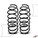 A-Premium 2Pcs Rear Suspension Coil Spring Set Compatible with Honda Civic 2006 2007 2008 2009 2010 2011 1.8L, Driver and Passenger Side, Replace# 52441SNAA02