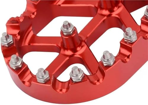 Repose-pédales de moto renforcés pour Surron Light Bee - Solution grip total rouge - 2