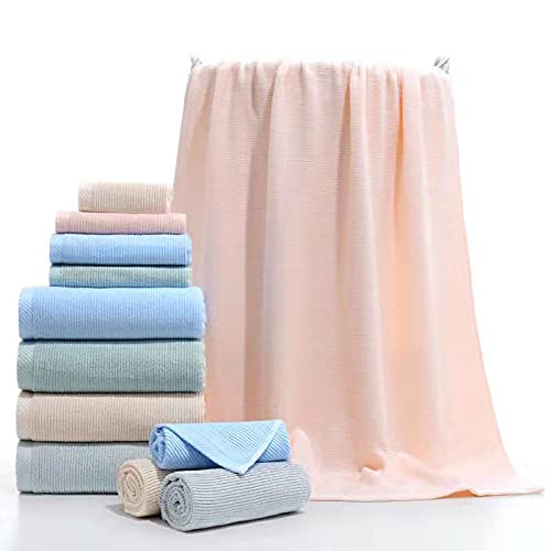 Serviette de bain très absorbante vert en fibre douce premium