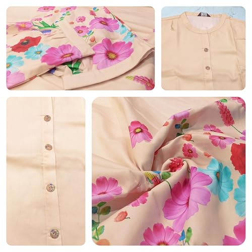 Image of GRECIILOOKS Co Ord Set For Women Stylish Floral Print | Kurta Sets For Womens | Anarkali Suit For Woman | Short Kurti For Womans | Pakistani Suits For Women's Kurta Set's