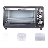 GOLUX GT12 Black Countertop Toaster Oven, 12L Compact Small Oven...