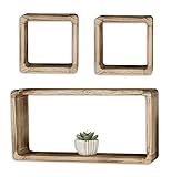 Das Hängeregal wird fertig montiert geliefert (ohne Deko)