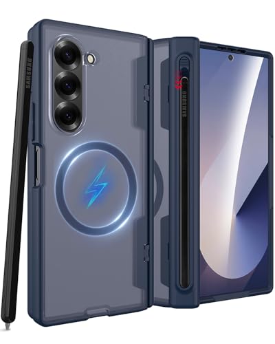 Coque Galaxy Fold 6 antichoc militaire avec porte-stylet et verre
