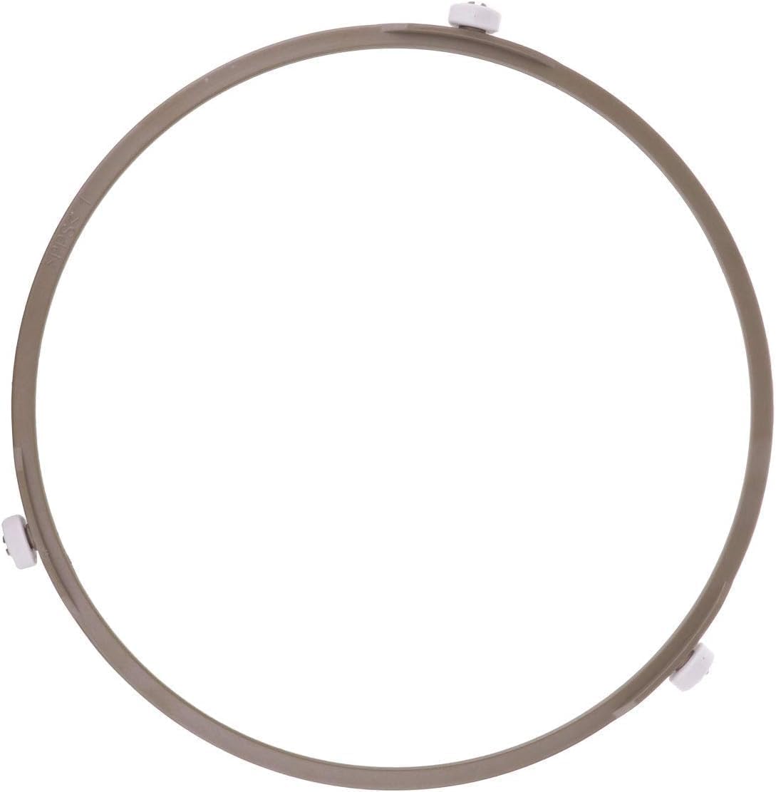 Brown Large Microwave Turntable Ring Microwave Oven Rotating Roller Support Ring, Microwave Glass Plate Tray Wheel Ring Turntables Microwave Oven Parts and Accessories