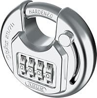 ABUS Vorhängeschloss Diskus Combo 29/70 - Zahlenschloss mit 4-stelligem Zahlencode für hohe Sicherheit - für innen und außen - Schlosskörper aus Edelstahl – Ansicht 4