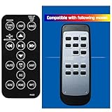 Replacement Remote Control for Clarion Car Audio Video System RCB-164 930UFE831377 RTRCB164 RCB164 DB345 DXZ935 DXZ645MP DXZ735MP DXZ535 DXZ845MC DXZ445 DXZ945MP DXZ435 DXZ545MP DB245 DXZ745MP