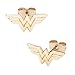 Produktbild Wonder Woman Logo Ohrring goldfarben