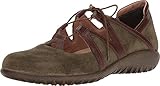 New Naot Women's Timu Shoe Olive Suede/Toffee 38
