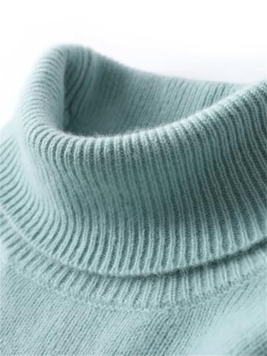Men's Turtleneck Pullover Cashmere Sweater Winter Thick Basic Jumper 100 Percent Merino Wool Knitwear Soft Warm Clothes3