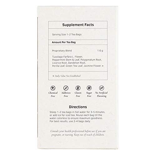 Health King Medicinal Teas Lung Pacifier Herb Tea Bags, 20 Count #TOP2