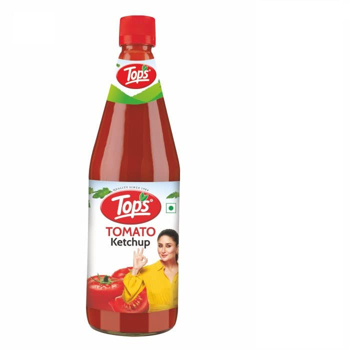 Image of TOPS Tomato Ketchup -1 Kg Glass Bottle | Made with the goodness of juicy hand-picked tomatoes | No Added Colour & Flavour.