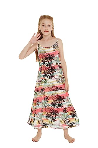 Image of Hawaii Hangover Family Matching Hawaiian Clothes, Neon Sunset Pink | Family Matching Hawaiian Clothes, Neon Sunset Pink, lightweight rayon, machine washable, tropical floral print, luaus