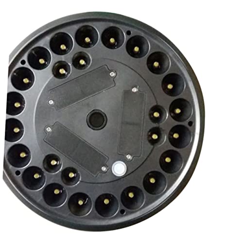 GAROZATION Solar Power Flag Pole Light LEDs Easy to Install Outdoor Lighting Tool for Flags Black Design Hook Energy Saving and Weather Resistant