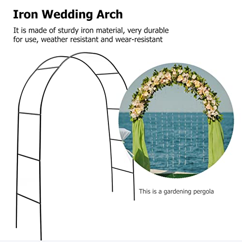 Arche de mariage en métal support polyvalent pour fleurs et ballons