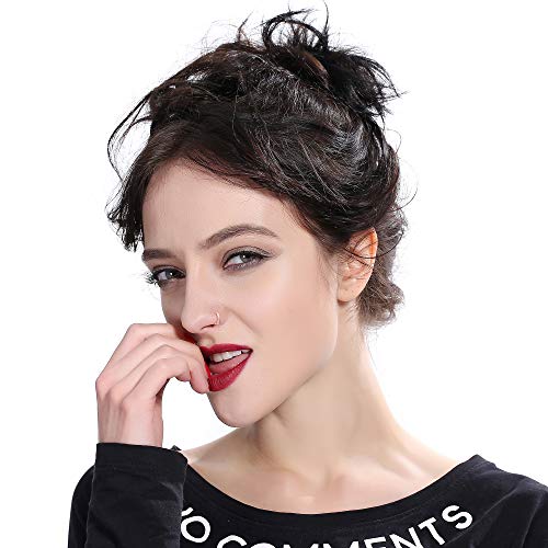 Orazio 8Pcs 20G Stainless Steel Nose Ring Hoop Paved Cz Leaf Cartilage Earring For Women Body Ear Piercing Hoop Ring For Nose Ear Cartilage #TOP1