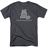 Garfield Good Morning Sunshine Adult Regular Fit T-Shirt XL Gray