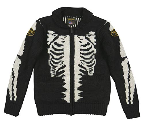 新品】vanson カウチン ニット フルジップ ジャケット ブラック L