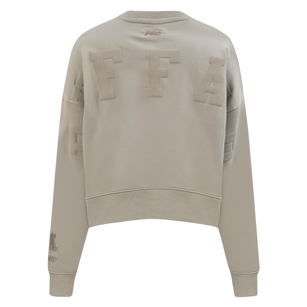 Pro Standard Womens NFL Wingspan Brushed Back French Terry Crewneck Sweatshirt