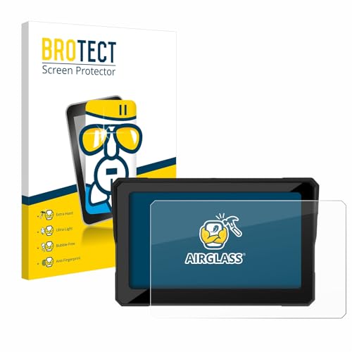 Brotect Pellicola In Vetro Per Carpuride W602BS – AirGlass 9H, Anti-impronta, Sottile E Chiara, Fatto In Germania