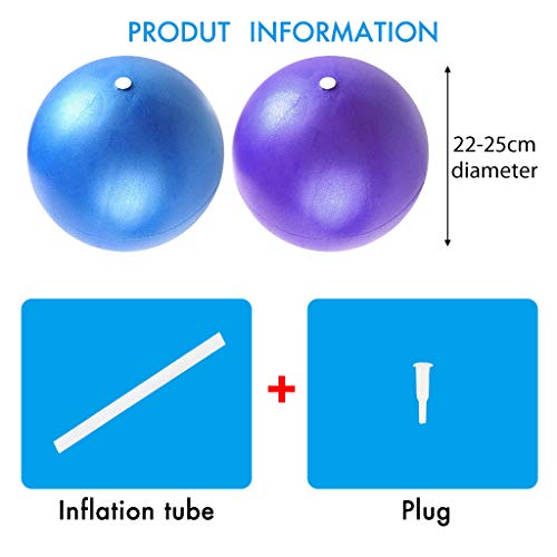 PROVO 2 stuks Zachte Pilates Balls, Mini Yoga Ball Zachte Pilates Bal Anti-slip Gymnastiekbal Anti Burst bal Oefenbal… - Image 8
