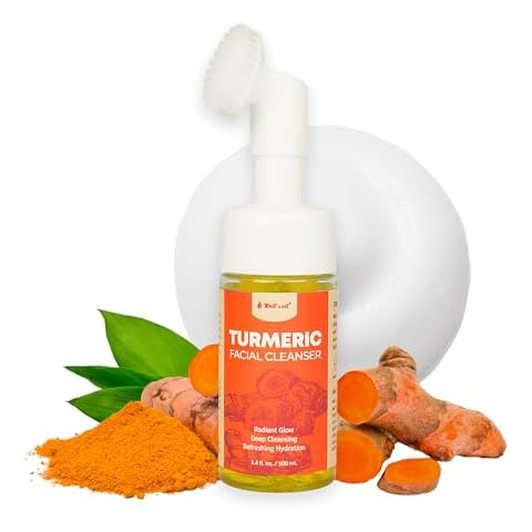 Well's Oil Turmeric Facial Cleanser with Brush Cover