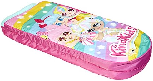 Kindi Kids Junior ReadyBed - 2 in 1 kids sleeping bag and inflatable air bed in a bag with a pump, 14447