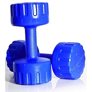 Aurion MATRIX1 Dumbbell Set, 1Kg Set of 2 (Blue)