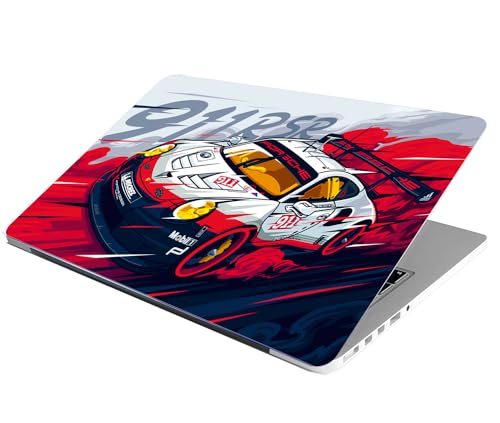 Image of Full Laptop Skin Stickers HD Quality Sticker for Laptops Upto 15.6 inch (Dustproof|Waterproof|Scratchproof|Reusable) - BE PRSCH RSR FL1