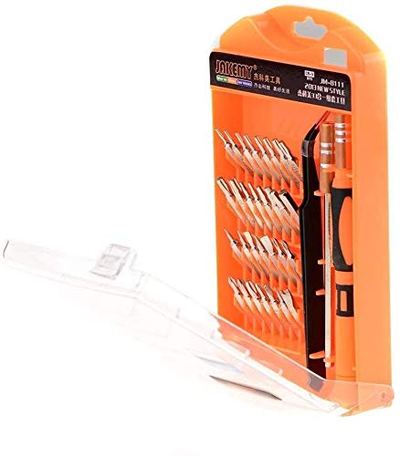 SXRegalium 33-in-1-Schraubendreher-Set, PC-Festplatten-, Drucker- und Rasierer-Reparaturset, Werkzeuge VEL01 T50